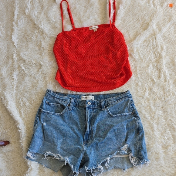 Abercrombie & Fitch Pants - Abercrombie & Fitch Blue Jean Shorts
